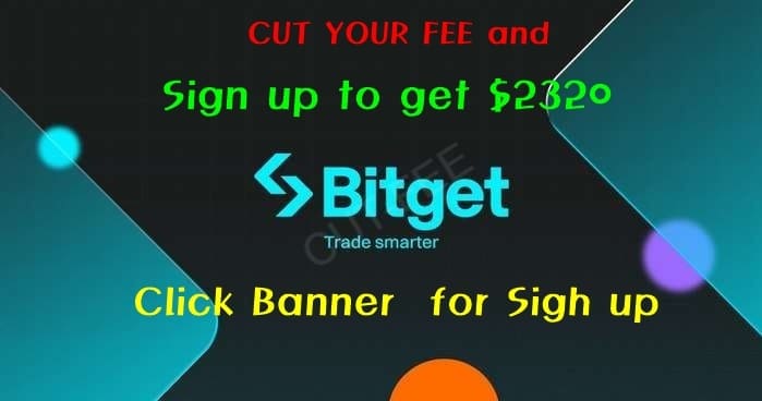 Bitget Sign up banner