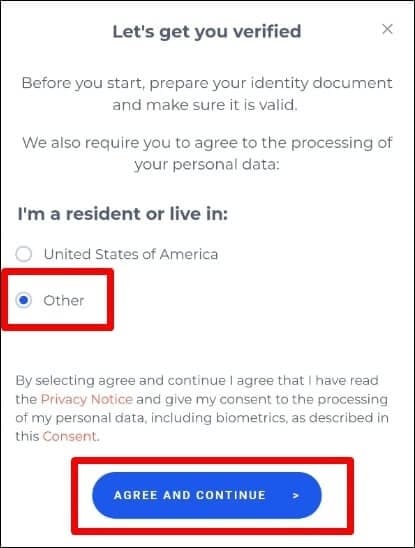 Select “Other” for Nationality.